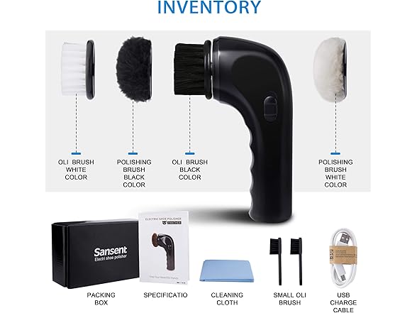 Electric Shoe Shine Kit