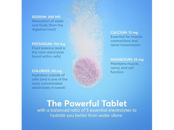10PK Nuun Sport Electrolyte Tablets, Tri-Berry