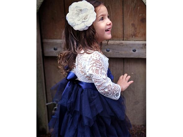 2Bunnies Girls (6 MOS) Girl Peony Lace Back Dress