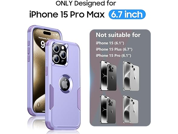 WAVELIFE for iPhone 15 Pro Max Case