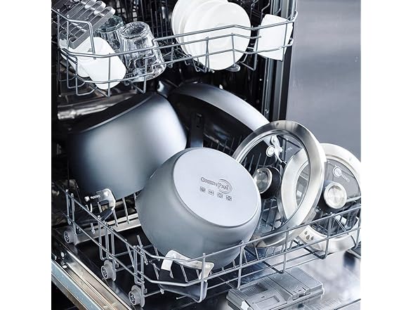 GreenPan Levels Stackable Hard Anodized Frying Pan Set