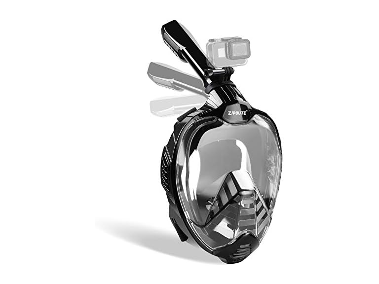 ZIPOUTE W059 Snorkel Mask L/XL - Black