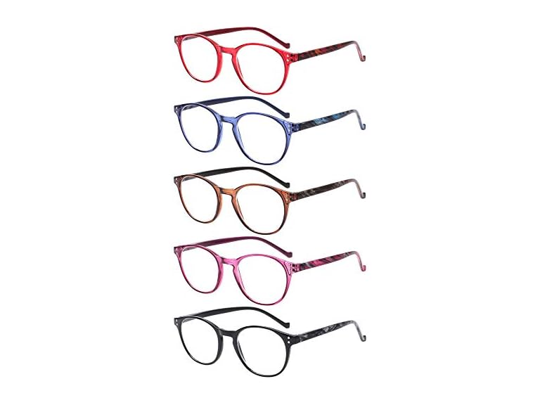 10 Pairs Round Reading Glasses