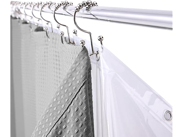 3in1 Waterproof Shower Curtain