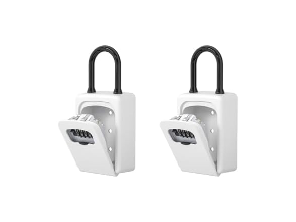 Portable Key Lock Box, 2 Pack
