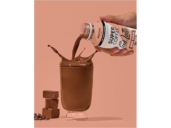 12pk SUPER COFFEE, Keto Protein Coffee Iced Mocha
