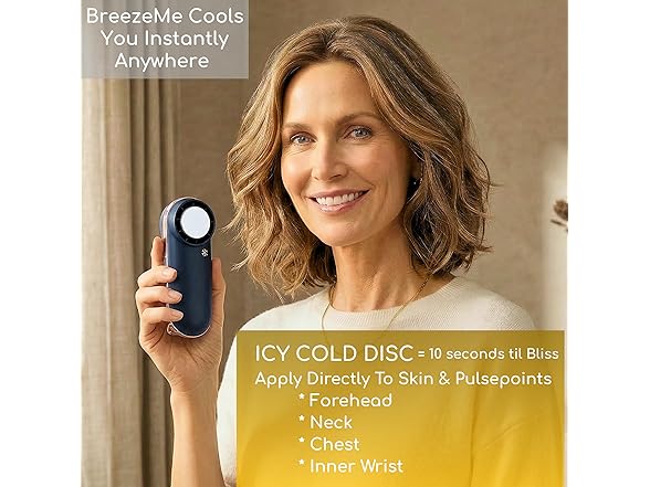 Breeze Me Hot Flashes Instant Cooling Device