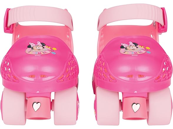 Minnie Mouse Junior Skates Includes Knee and Elbow Pads
