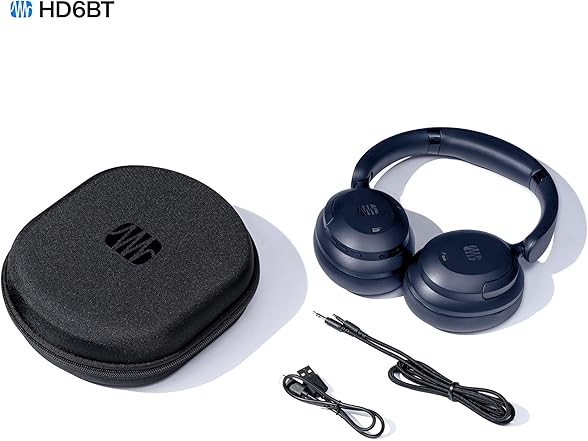 (NEW) PreSonus Eris HD6BT - Over-Ear ANC Noise Cancelling Wireless Headphones