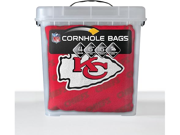 Kansas City Chiefs Cornhole Bags