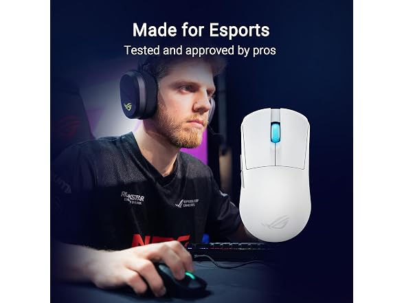 ASUS ROG Harpe Ace Mini Wireless Mouse, 49g, White