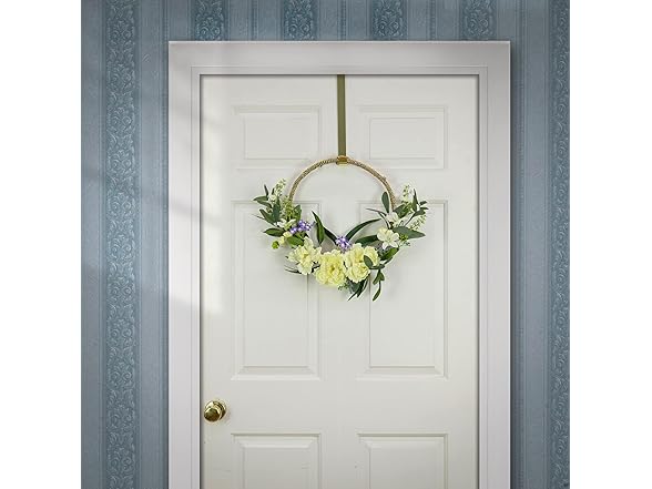National Tree Company 18" Peony Wreath