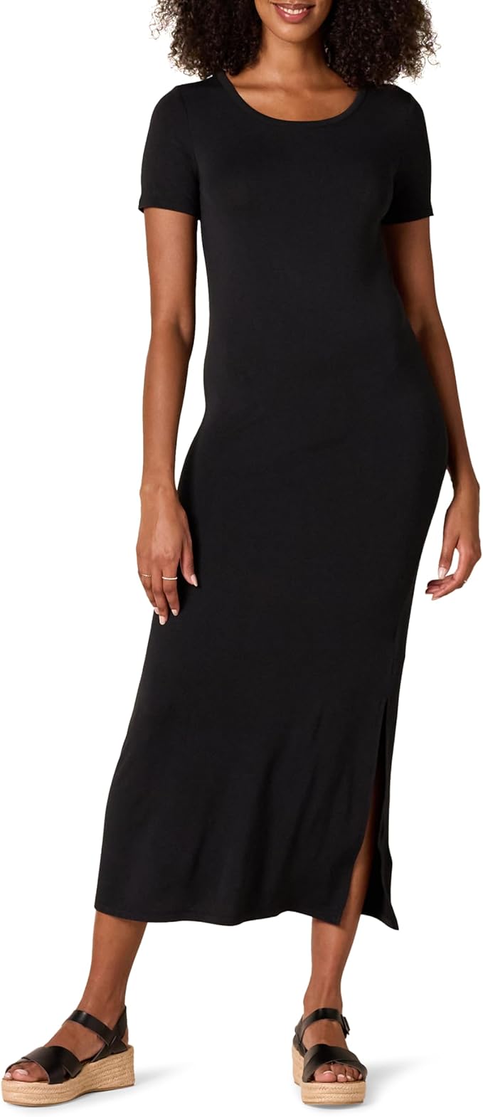 Amazon Essentials Women Jersey SS Crewneck Maxi Dress - Gallery 12