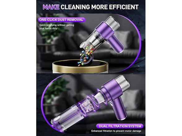 EYYA Handheld Car Vacuum Cleaner
