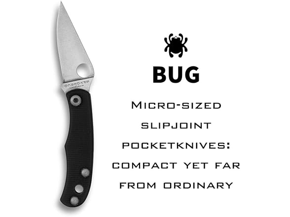 Spyderco Bug Micro-Sized Slipjoint Knife