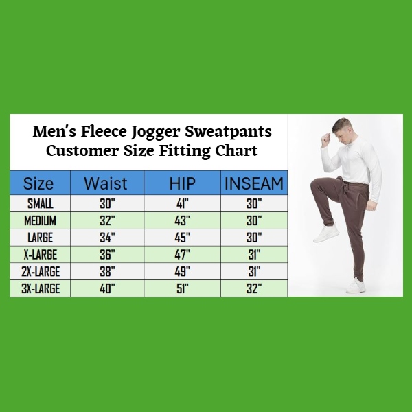 (3Pk) Men's Fleece Lined Joggers (S-3XL) - Gallery 22