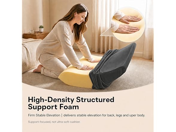 Axelrod 4-Pc Wedge Pillow Set, Grey