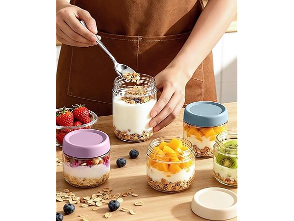 Cozyverge Overnight Oats Containers