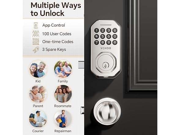 VCHOO Keyless Door Lock - Gallery 4