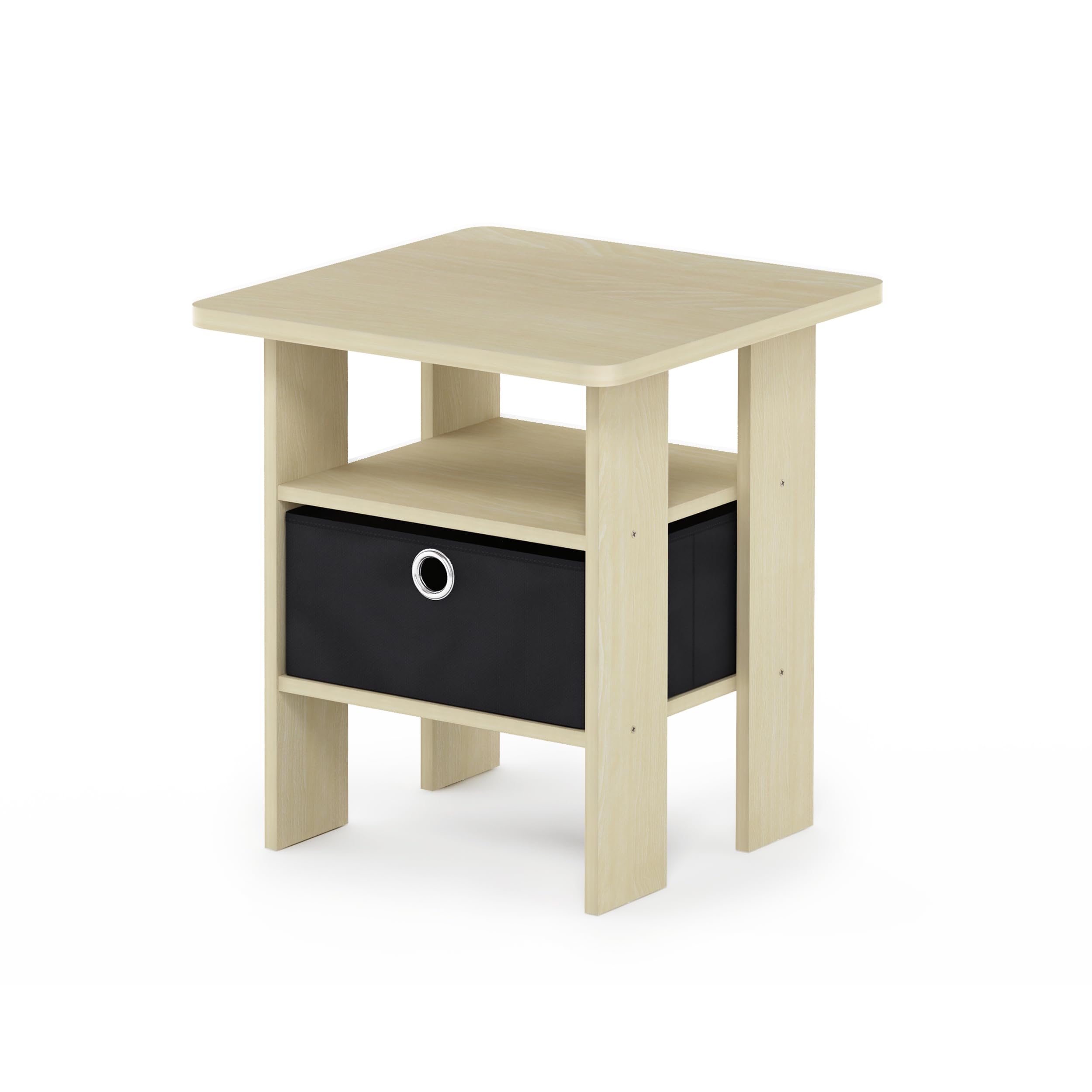 Furinno Side Table, French Oak - Gallery 16
