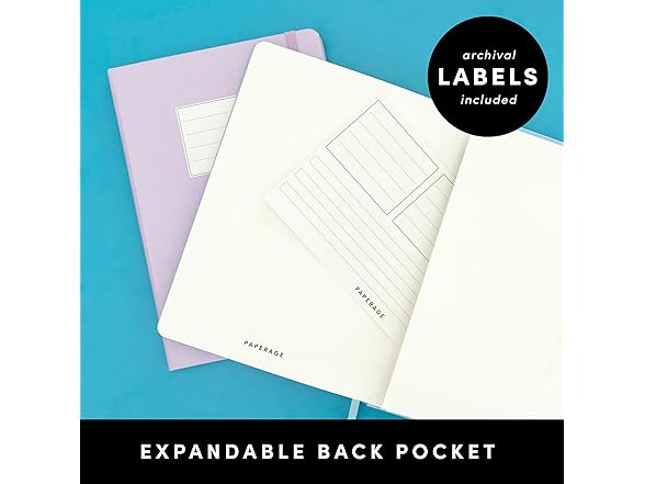 PAPERAGE Lined Journal Notebook, 160 Pages