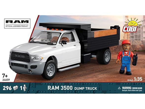 COBI RAM 3500 Dump Truck, 296 Pieces