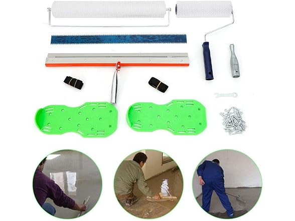 Self-Level Cement Tool Kit w/Shoes