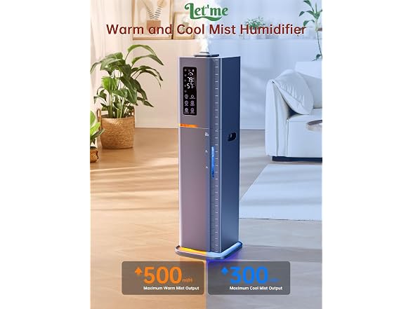 2.64Gal Humidifiers for Bedroom Large