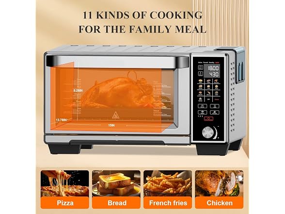 Bakers' Oven, 11-in-1 Max XL Large 30-Quart Smart Toaster Oven