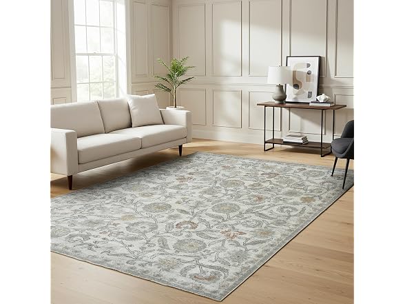 Gertmenian Botanica Rug 5x7 Naud Beige