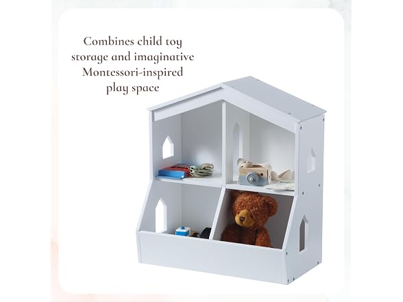 Little Seeds Trellis Storage Cubby Bookcase