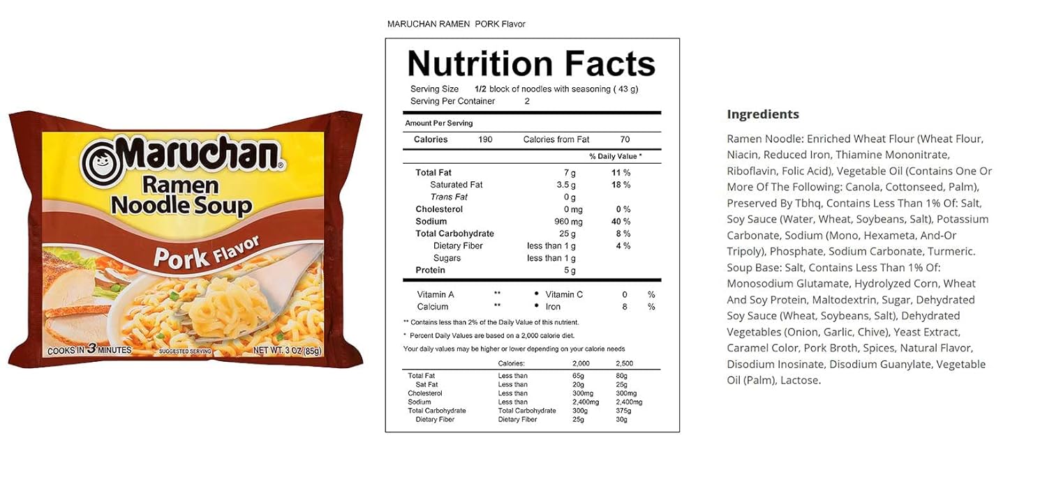 24Pk Maruchan Ramen Noodle Soup Variety - Gallery 20