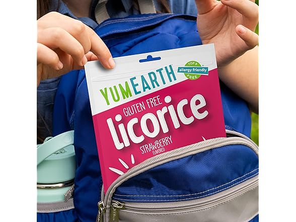 YumEarth Organic Gluten Free Strawberry Licorice