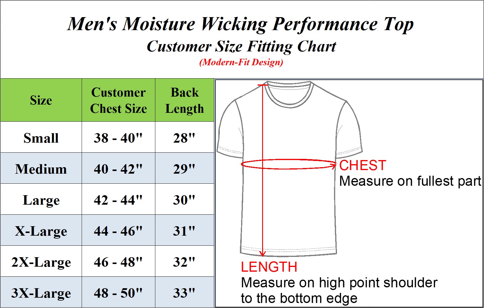 3Pk Men's Marled Performance Tops - Gallery 16