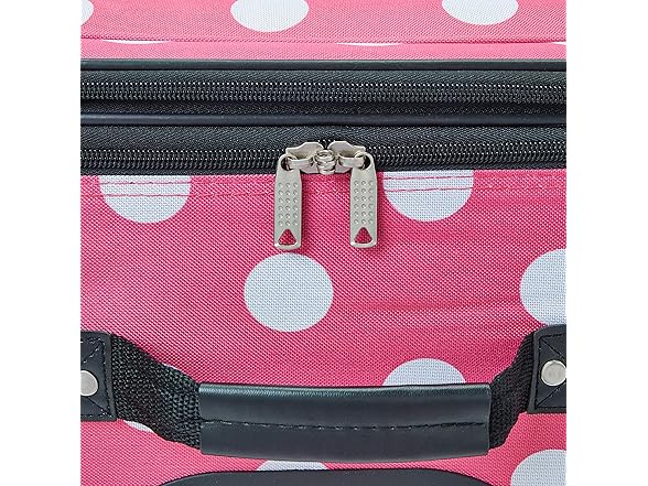Rockland 4-Pc Polka Softside Luggage Set