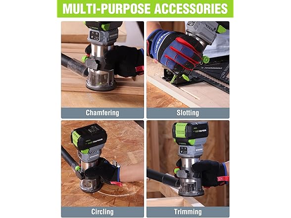 WORKPRO 20V Compact Router Combo Kit