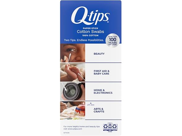 Q tips Cotton Swabs Hygiene and Beauty Care