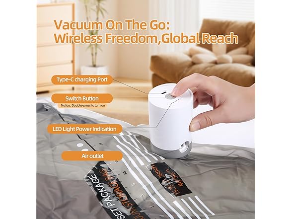 Fomraliv vacuum storage bag