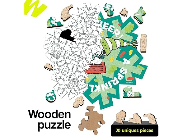 WOODLUX Peanuts Snoopy Puzzle for Adults