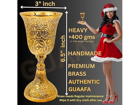 GUAAFA Medieval Goblet Vintage Chalice