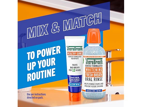 TheraBreath TheraBreath Gums Toothpaste, 4oz, 2pk