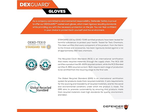Defender Safety DXG-E11-408S-12 A4 Cut 12 pr