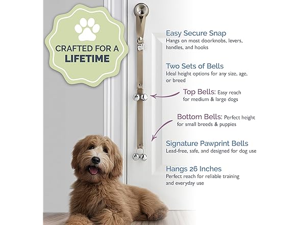 PoochieBells for Dog Potty Training