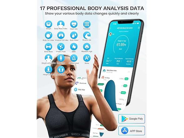 HEYAXA Smart Scale for Body Weight