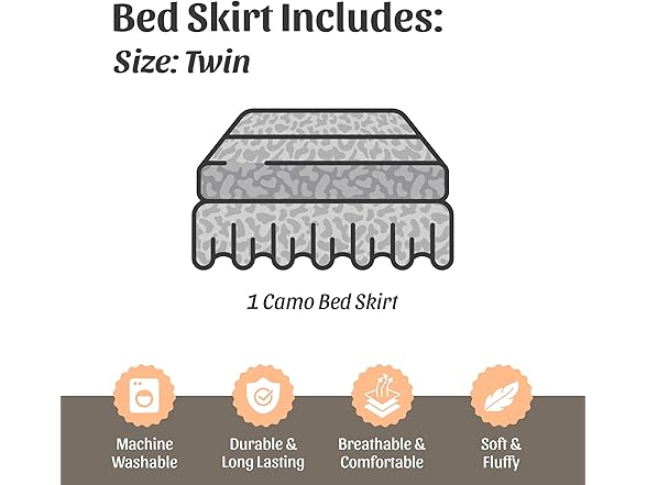 The Woods Biohazard Green Bed Skirt