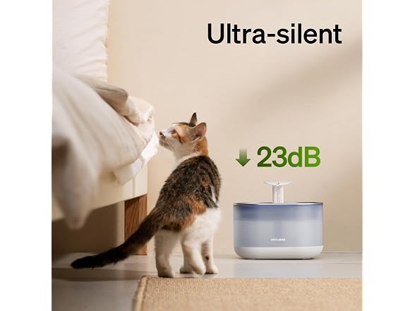 PETLIBRO Cat Water Fountain Stainless Steel,Ultra Quiet
