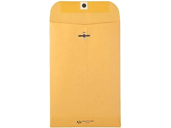 Quality Park Clasp Envelope, 100 Count