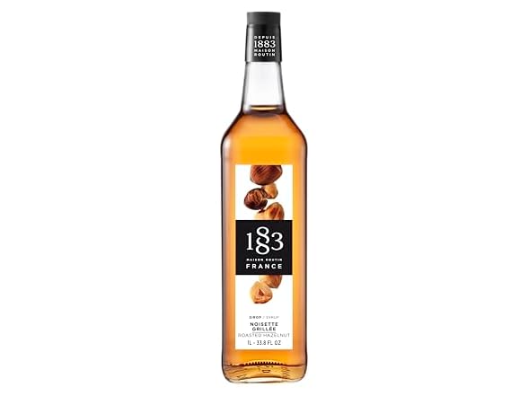 1883 Roasted Hazelnut Syrup 1 Liter Bottle