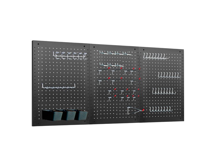 LUGO PG62 BLK LUGO 62 PC Pegboard Wall Organizer Kit, 2