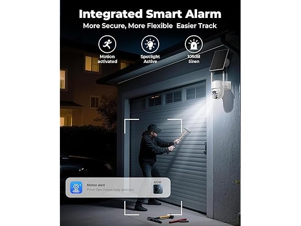 Gianteye Solar Security Camera